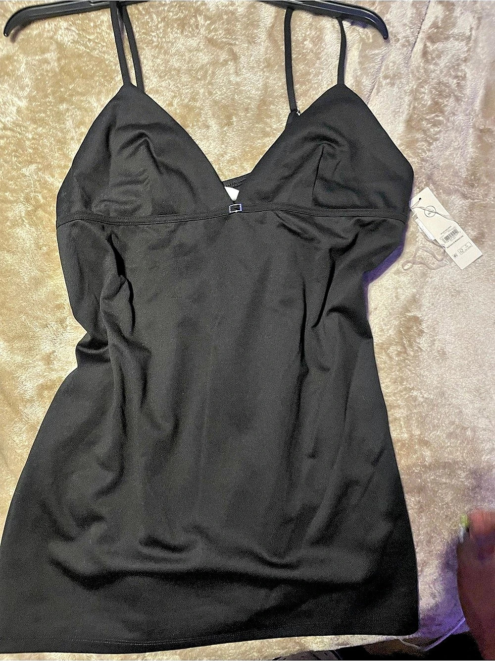 No Boundaries Black Camisole Size XL (16-18) NWT